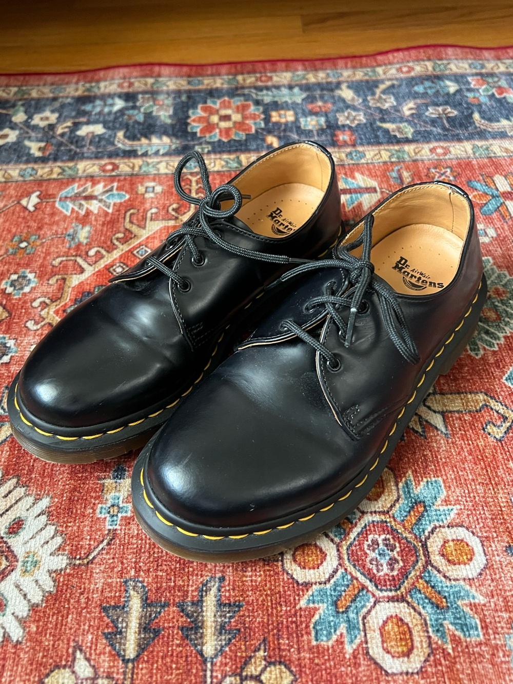 Dr. Martens 1461 Smooth Leather Oxford Shoes Black Women’s 8